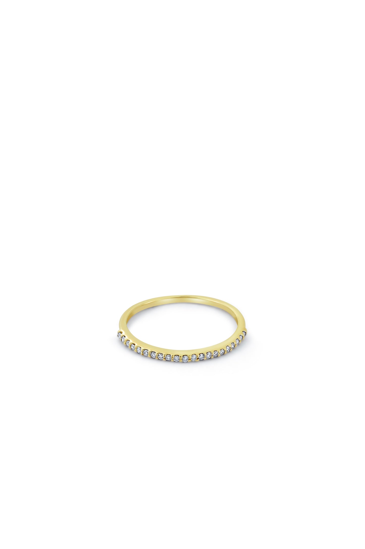 Half pave band