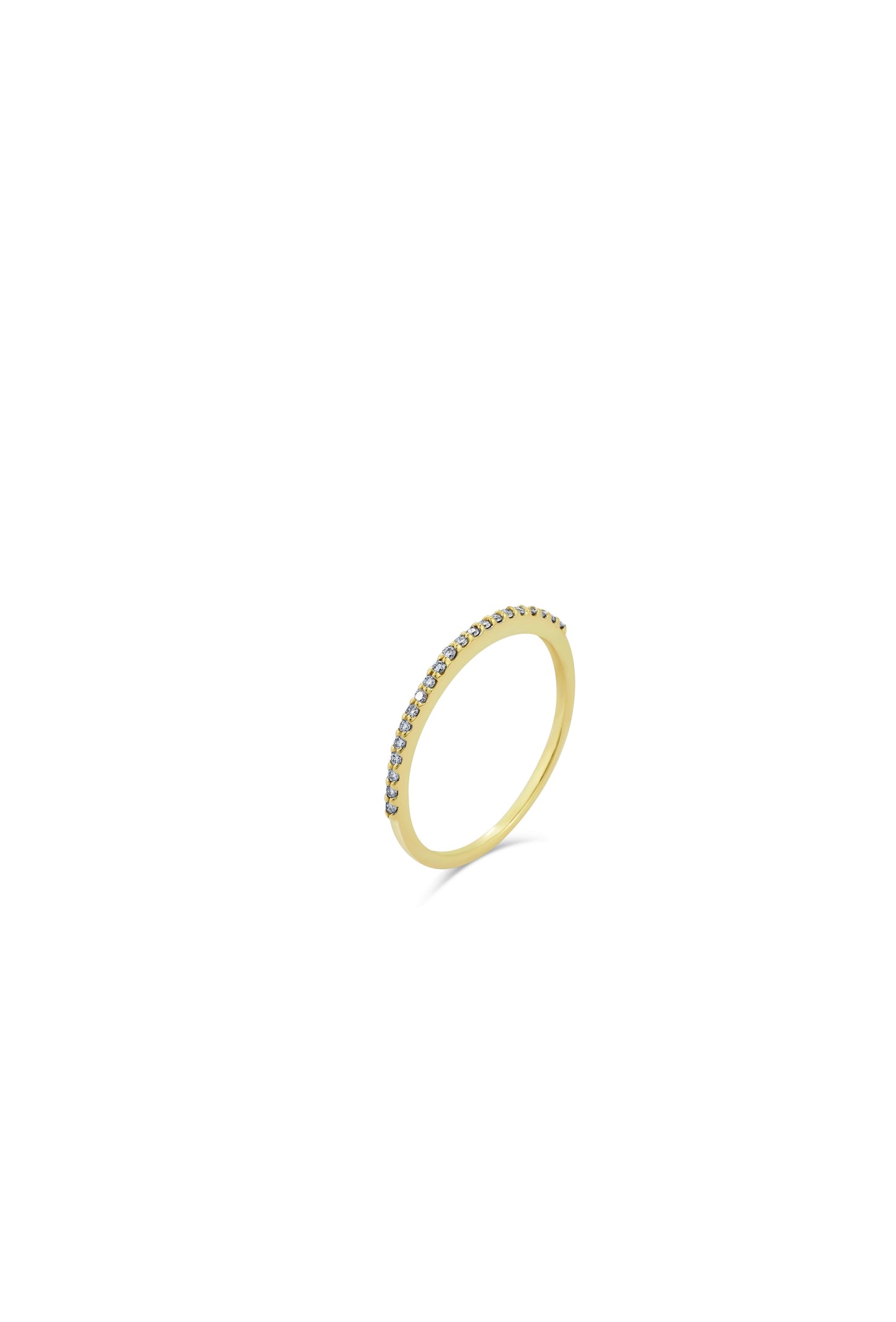 Half pave band